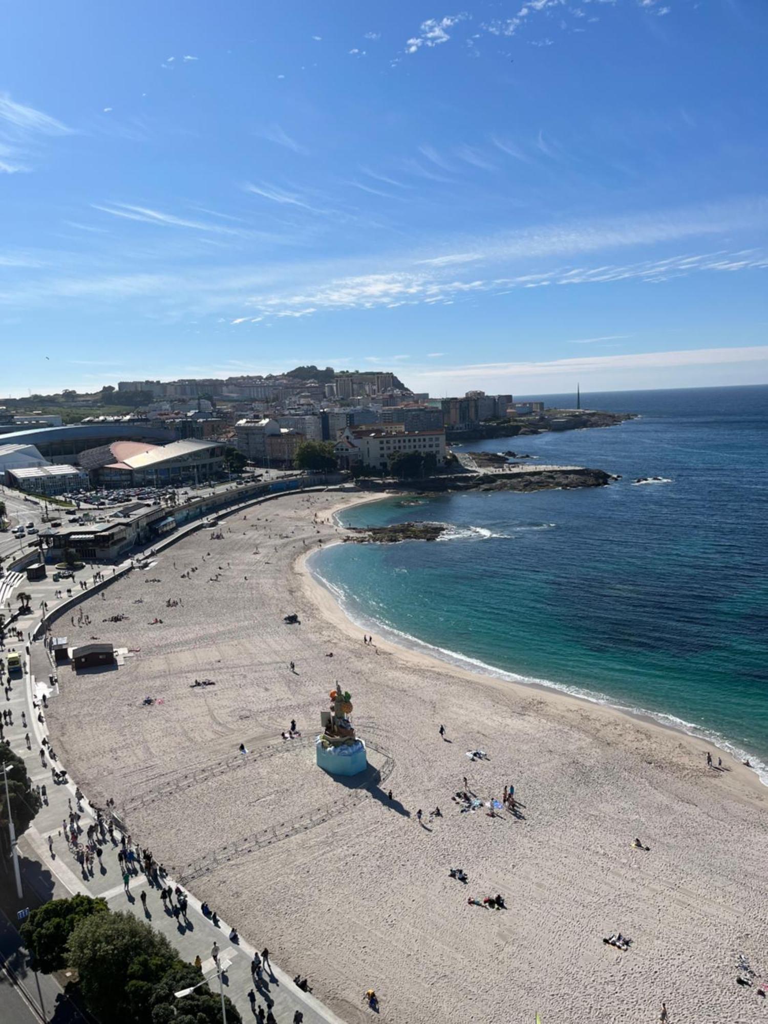 Primera Linea Playa Riazor A Coruña Kültér fotó