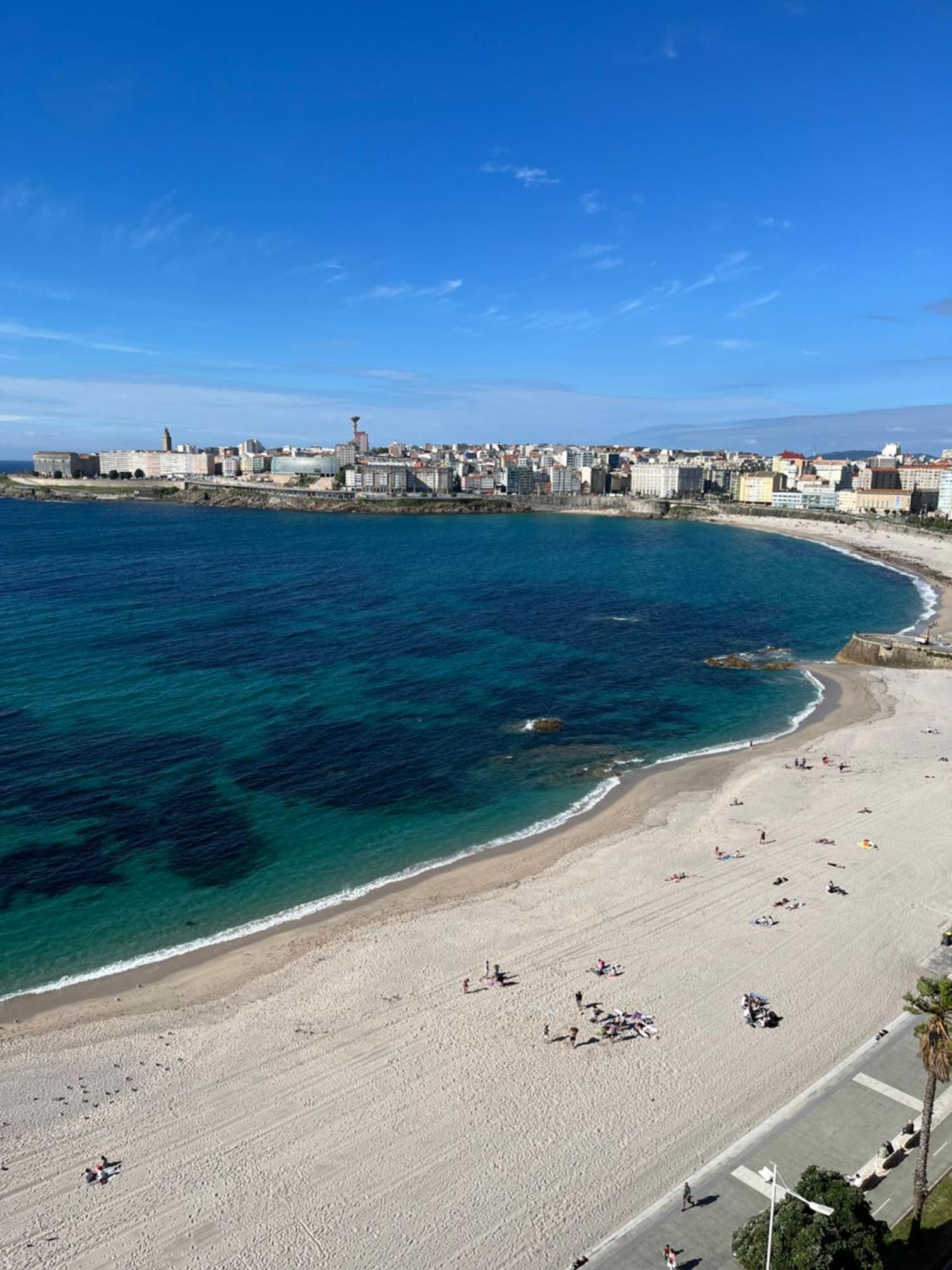 Primera Linea Playa Riazor A Coruña Kültér fotó