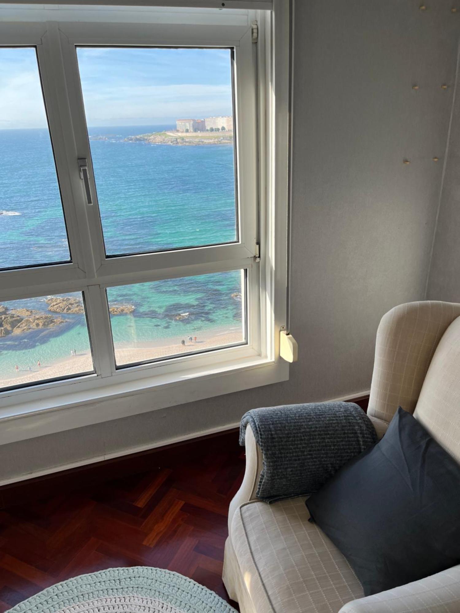 Primera Linea Playa Riazor A Coruña Kültér fotó